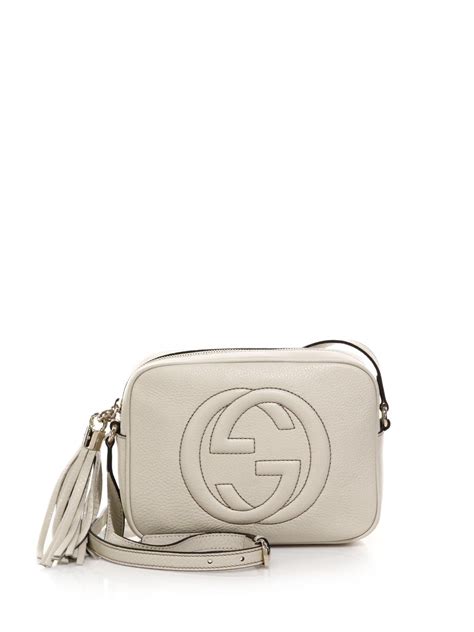 gucci soho white|authentic Gucci soho disco bag.